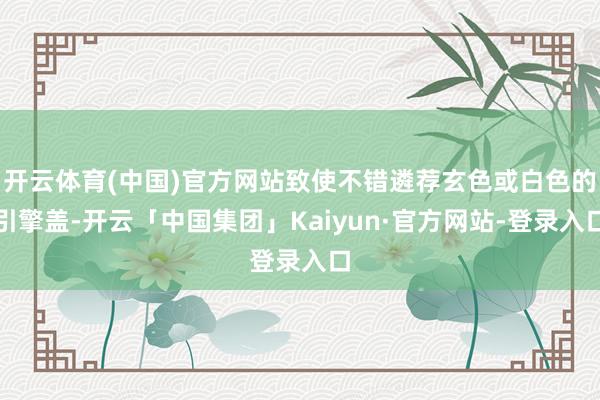 开云体育(中国)官方网站致使不错遴荐玄色或白色的引擎盖-开云「中国集团」Kaiyun·官方网站-登录入口