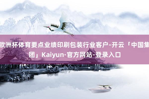 欧洲杯体育要点业绩印刷包装行业客户-开云「中国集团」Kaiyun·官方网站-登录入口